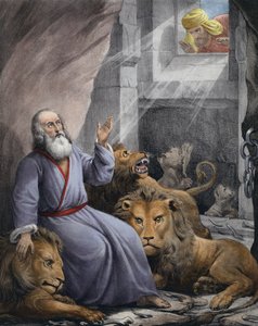 Daniel in the Lions Den by Siegfried Detler Bendixen